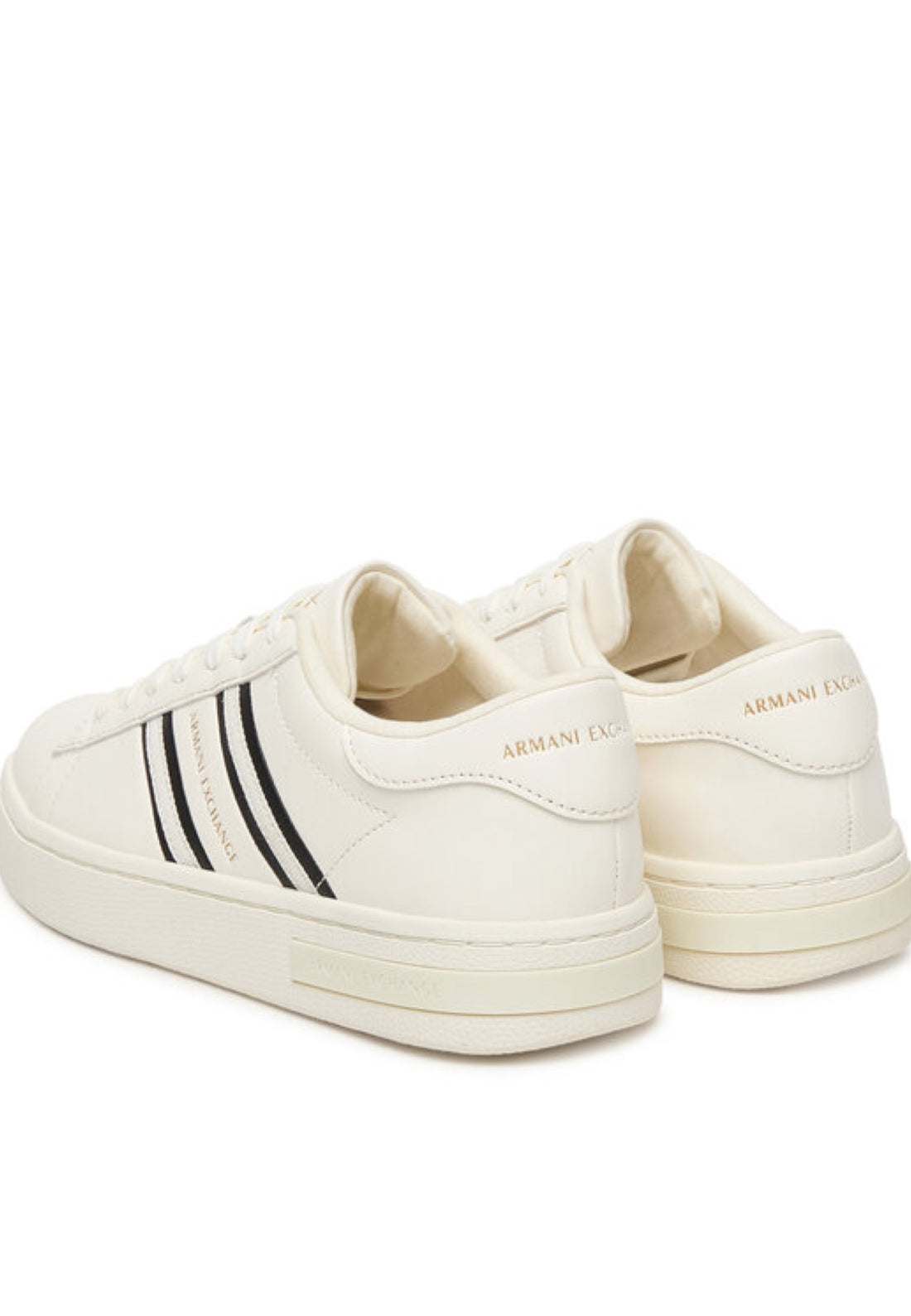 SCARPE DONNA ARMANI EXCHANGE XW002231 AF21421 M0017 OFF WHITE-BLACK