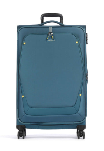 VALIGIA TROLLEY GRANDE SEMIRIGIDA TRAVELITE UMBRIA 091949 PETROLIO
