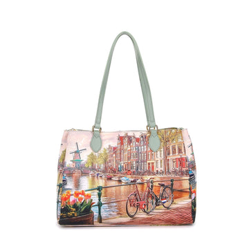 BORSA A SPALLA 3 SCOMPARTI YNOT YES-594S6 AMSTERDAM WINDMILL