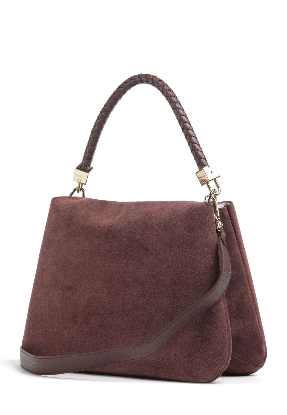 BORSA A MANO E TRACOLLA COCCINELLE TIGGY SUEDE E1VCL180101 R49 BERRY
