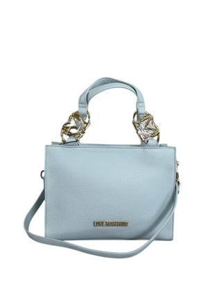 BORSA A MANO E TRACOLLA LOVE MOSCHINO JC4006PP1OLB CELESTE