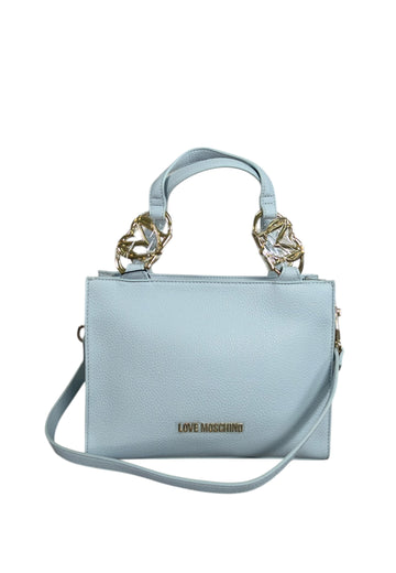 BORSA A MANO E TRACOLLA LOVE MOSCHINO JC4006PP1OLB CELESTE