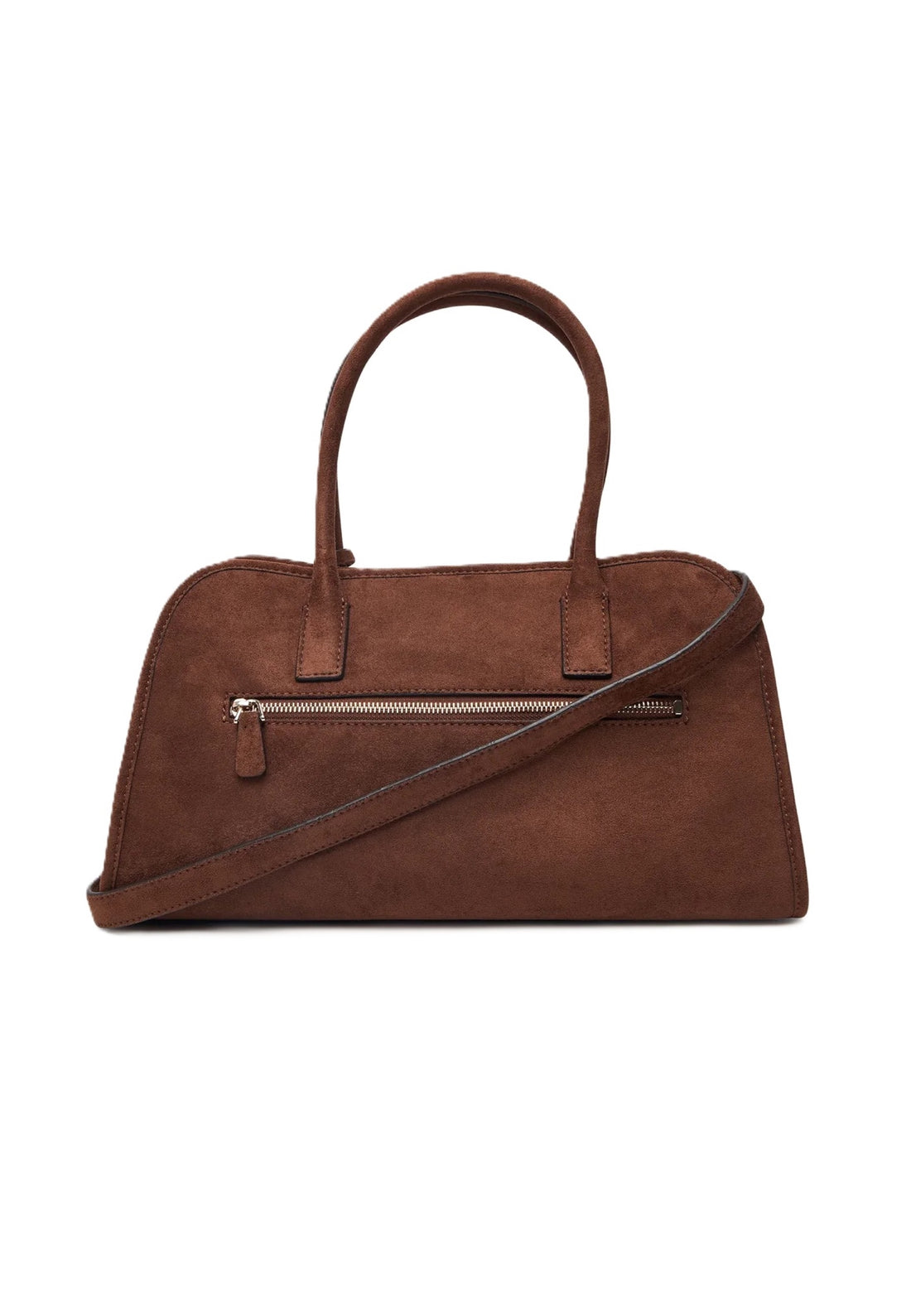 BORSA A MANO E TRACOLLA  DONNA GUESS SAMANTHA SG231306 BROWN
