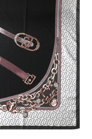FOULARD BELTS LOGO LIU-JO 2F6071T2745 22222 NERO