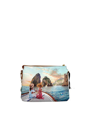 BORSA-POCHETTE-TRACOLLA DONNA YNOT YES-630S6 NAPOLI LIMITED EDITION