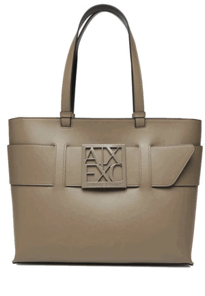BORSA A SPALLA ARMANI EXCHANGE 949127 0A874 U6242 BROWN BASS TORTORA