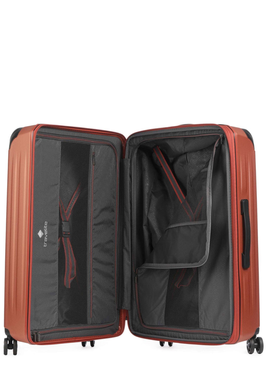 VALIGIA TROLLEY RIGIDO GRANDE TRAVELITE DYNAMIIC 7000149 RUGGINE