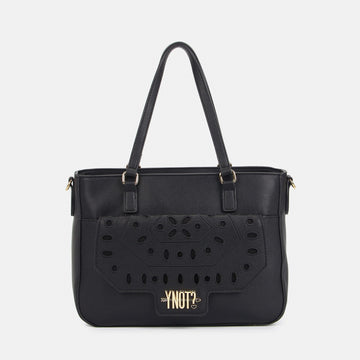 BORSA A SPALLA E TRACOLLA YNOT MAR-008S6 BLACK