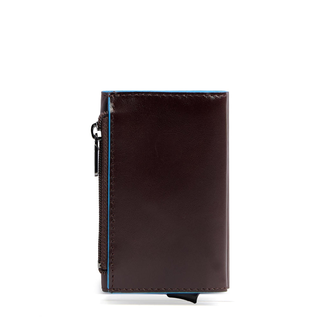 PORTAFOGLIO PIQUADRO PORTACARTE+BANCANOTE+MONETE  BLUE SQUARE  PP5585B2BLR MOGANO