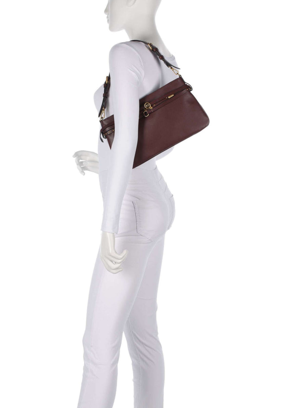BORSA PINKO BELT BAG A SPALLA E TRACOLLA 106176 A0QO R49Q BURGUNDY WINE