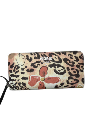 PORTAFOGLIO ZIP AROUND DONNA PASHBAG BRIGITTE 19607 NERO STAMPA