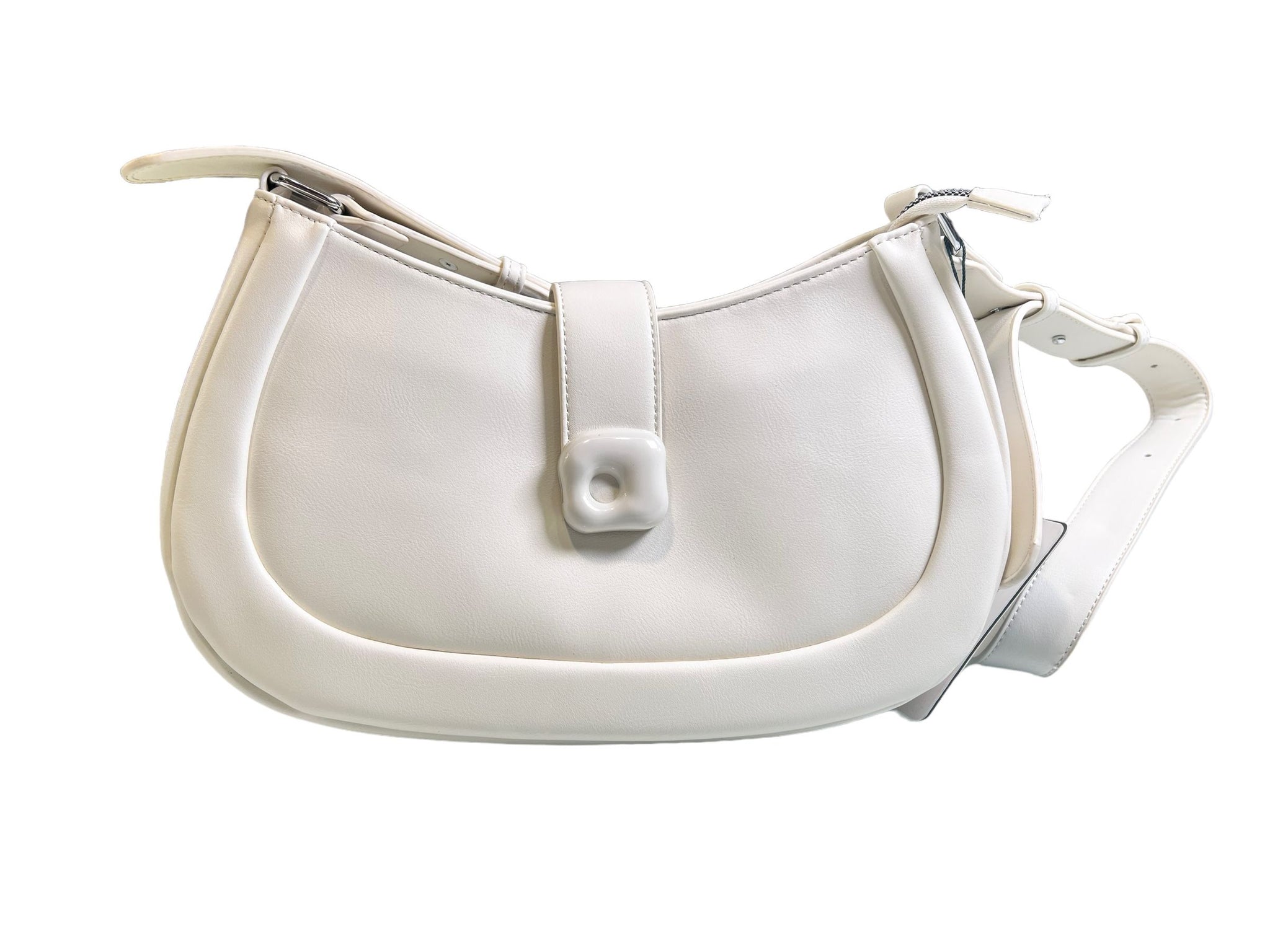 BORSA TRACOLLINA DONNA VERDE 16-0007180 BIANCO-AVORIO