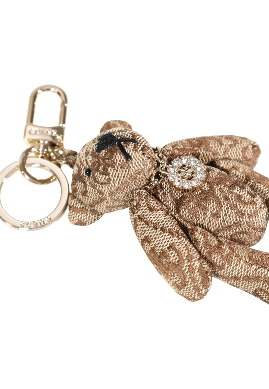 PORTACHIAV-CHARM DONNA GUESS RW7549P6101 LATTE LOGO