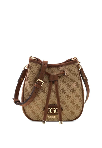 BORSA SECCHIELLO GUESS SAMANTHA MINI JG231377 LATTE LOGO