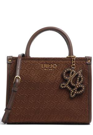 BORSA A MANO E TRACOLLA MEDIUM LIU-JO RIDHI AF6192_T706A TABACCO