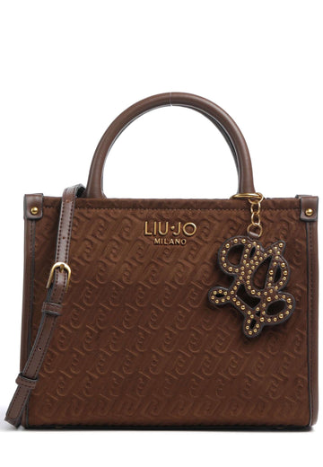 BORSA A MANO E TRACOLLA MEDIUM LIU-JO RIDHI AF6192_T706A TABACCO