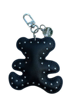 PORTACHIAVI CHARM ORSETTO PASHBAG 20414 NERO BORCHIE