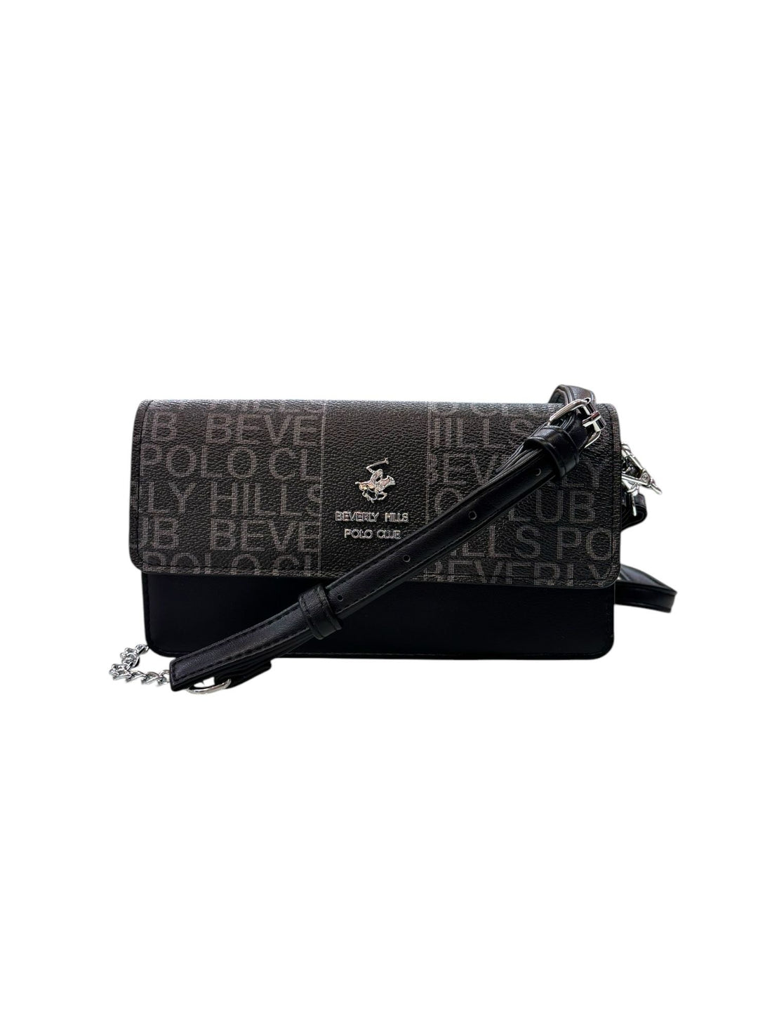 BORSA POCHETTE-TRACOLLINA MINI DONNA BEVERLY HILLS POLO CLUB BH-4024 NERO