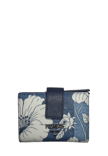 PORTAFOGLIO PICCOLO DONNA PASHBAG CLIFF 19617 BLU STAMPA