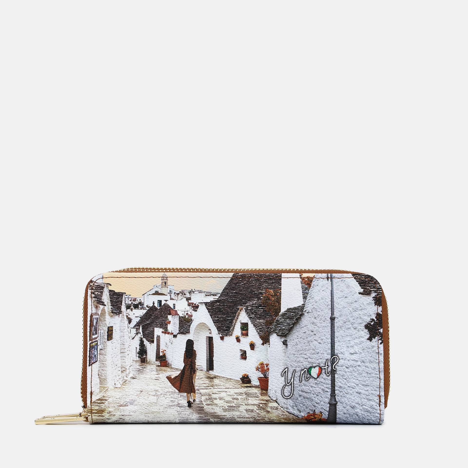PORTAFOGLIO YNOT DOPPIA ZIP YES-568F6 FALL IN ALBEROBELLO