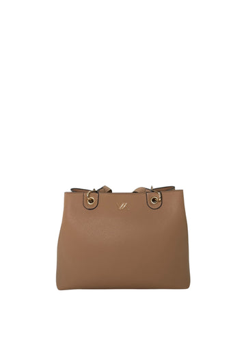 BORSA A SPALLA DONNA VERDE 16-0008427 BEIGE