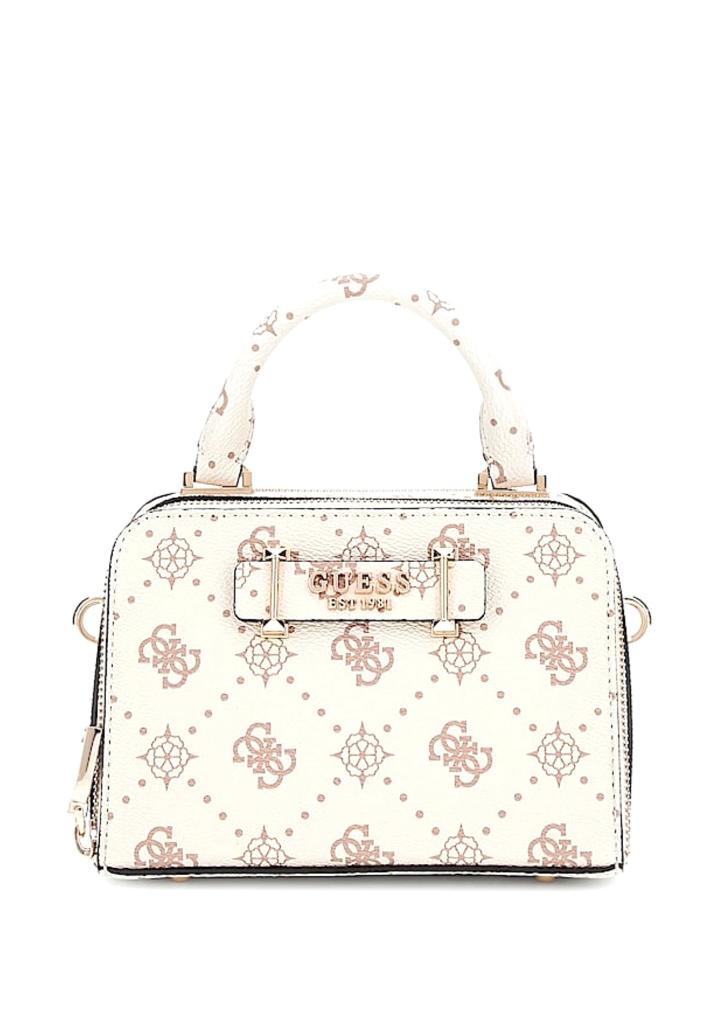 BORSA MINI A MANO E TRACOLLA DONNA GUESS SILIA MINI GP989076 VANILLA LOGO