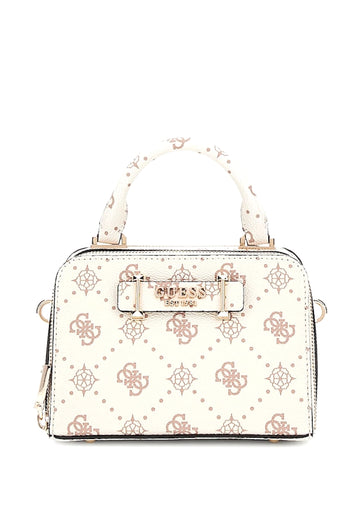 BORSA MINI A MANO E TRACOLLA DONNA GUESS SILIA MINI GP989076 VANILLA LOGO