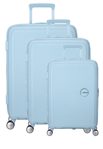 SET DI VALIGIE AMERICAN TOURISTER SOUNDBOX PASTEL BLUE
