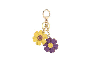 PORTACHIAVI IN PELLE DONNA YNOT PCH001S1 FIORI LEMON