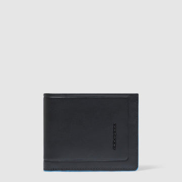 PORTAFOGLIO PIQUADRO PICCOLO CON MONETE PU4188S138R NERO