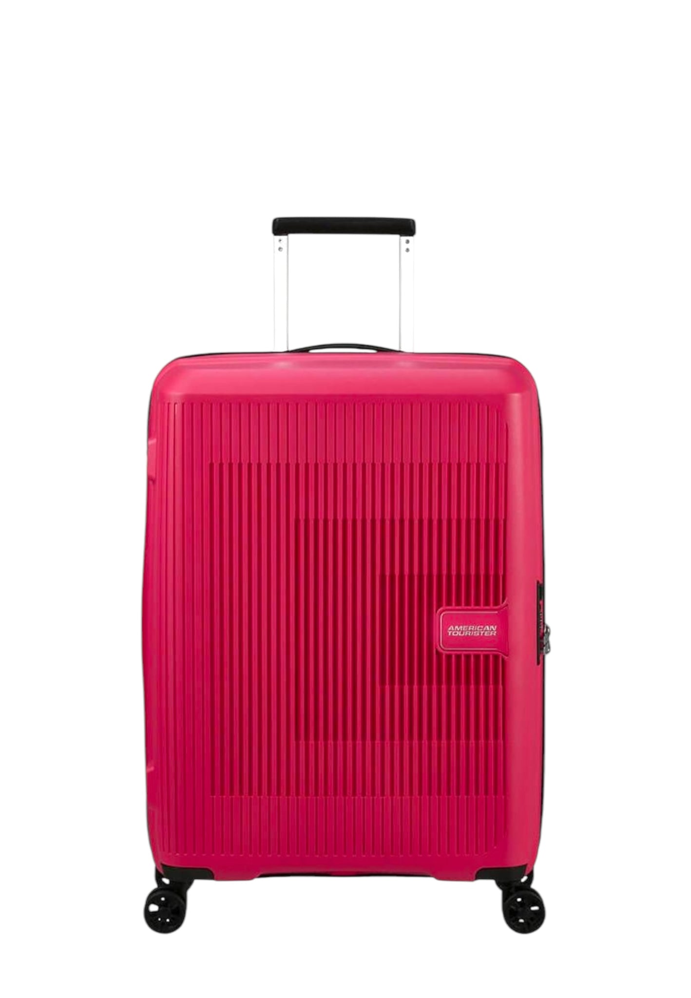 VALIGIA MEDIA TROLLEY RIGIDA AMERICAN TOURISTER  AEROSTEP 146820 PINK FLASH 67 CM