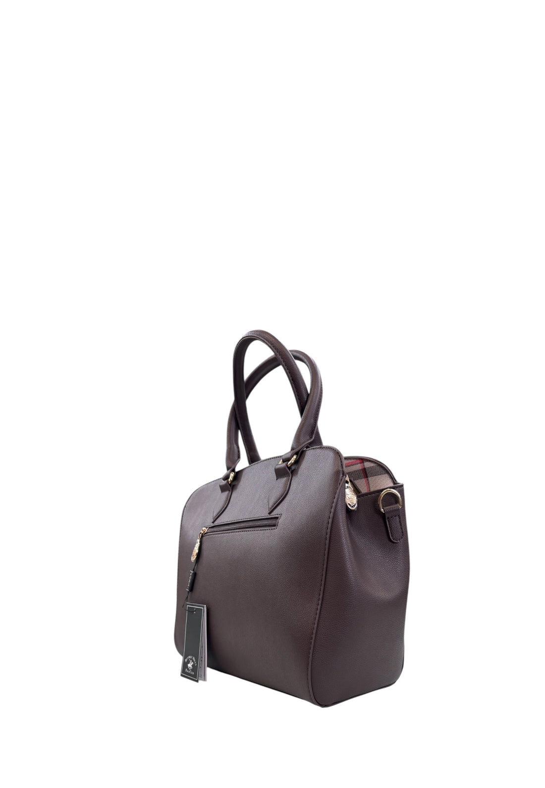 BORSA A MANO E TRACOLLA  DONNA BEVERLY HILLS POLO CLUB BH-4241 MOGANO