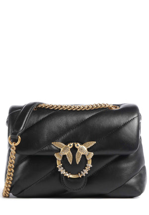 BORSA PINKO LOVE MINI PUFF NEW BUCKLE 107058 A0F2 Z99Q NERO