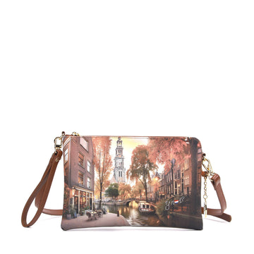 BORSA POCHETTE-TRACOLLINA  YNOT YES-303F7 AMSTERDAM LIGHTS