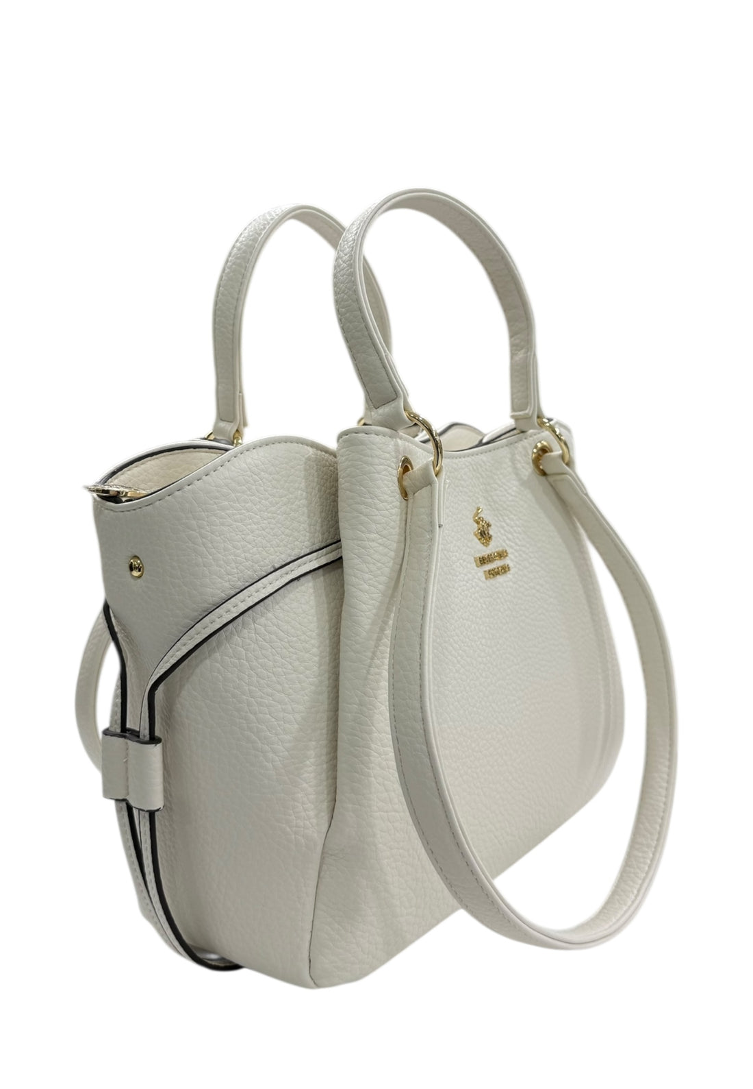 BORSA A MANO-SPALLA-TRACOLLA DONNA BEVERLY HILLS POLO CLUB BH-4402 BIANCO