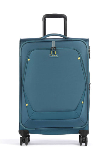 VALIGIA TROLLEY MEDIA SEMIRIGIDA TRAVELITE UMBRIA 091948 PETROLIO