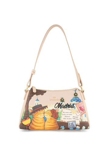 BORSA A SPALLA BRACCIALINI CARTOLINE B19165 MADRID