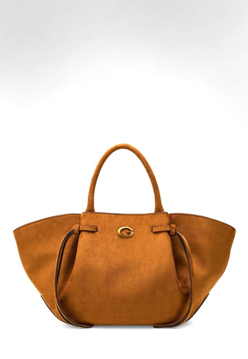 BORSA A MANO E TRACOLLA DONNA GUESS ALLEGRA SG223706 COGNAC