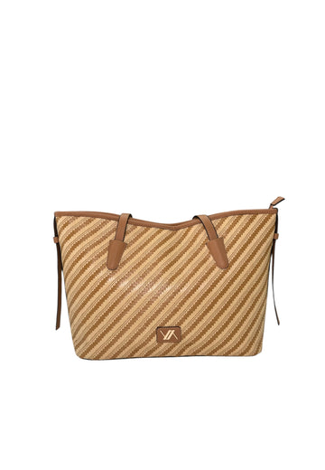 BORSA A SPALLA DONNA VERDE 16-0008357 CAMMELLO