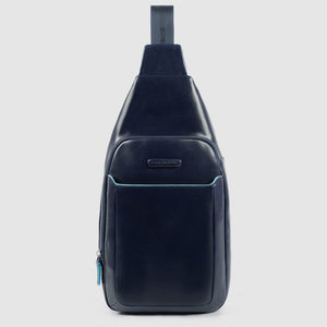 MONOSPALLA PIQUADRO PELLE UOMO BLUE SQUARE CA4827B2 BLU2