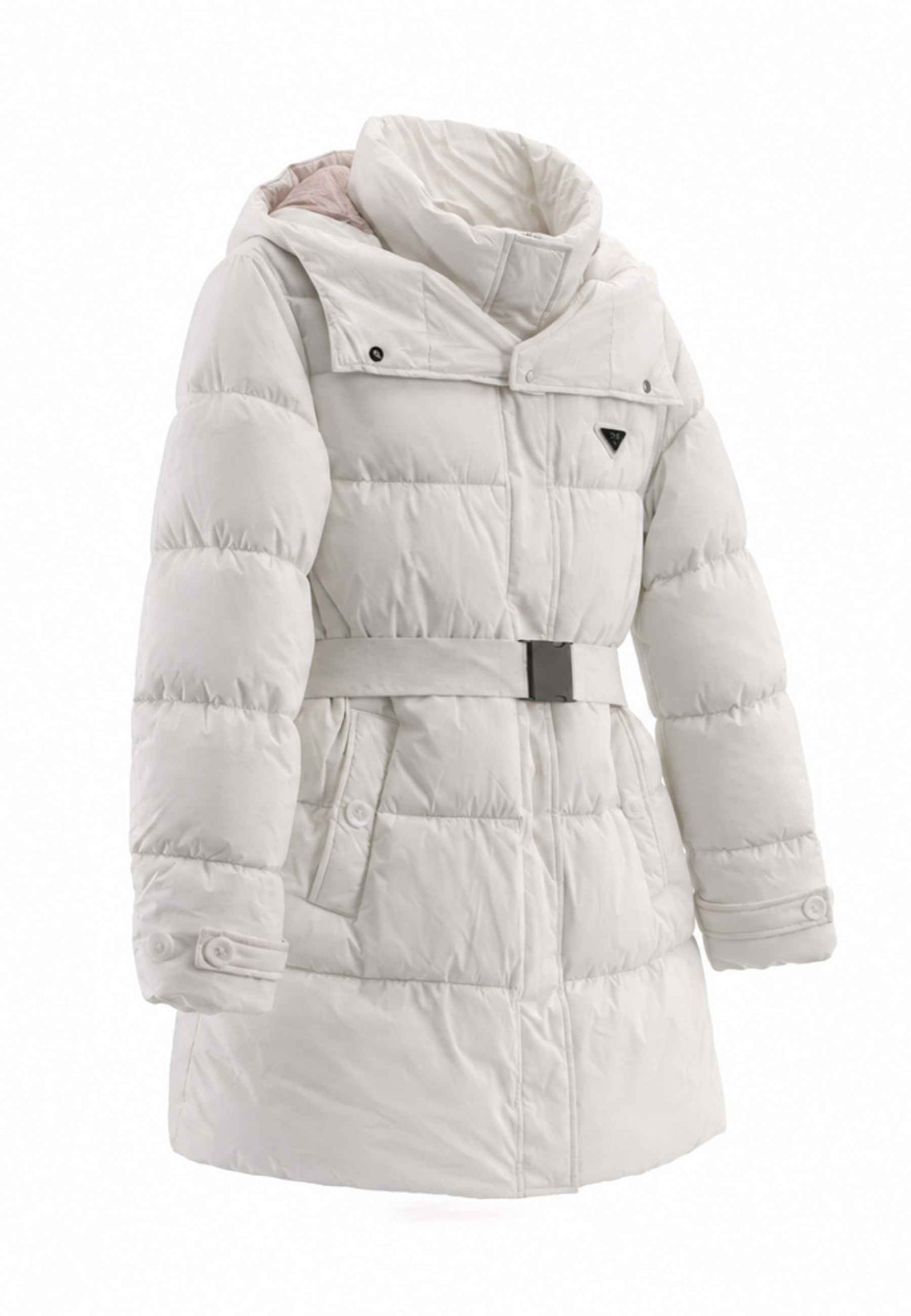 PIUMINO LUNGO DONNA YNOT ELG-004F1 IVORY