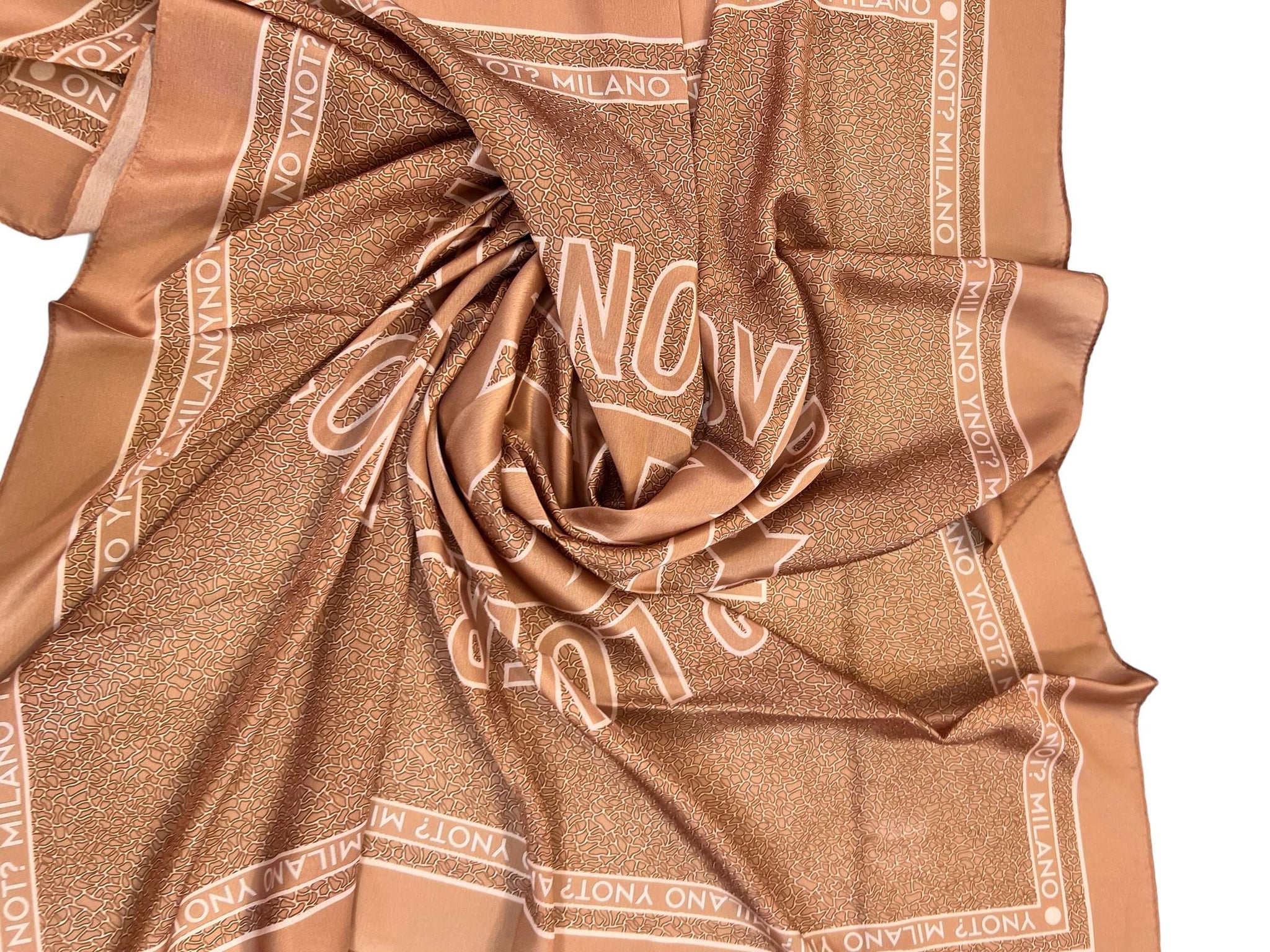 FOULARD DONNA YNOT RETTANGOLARE FOU-180S4 CARAMEL