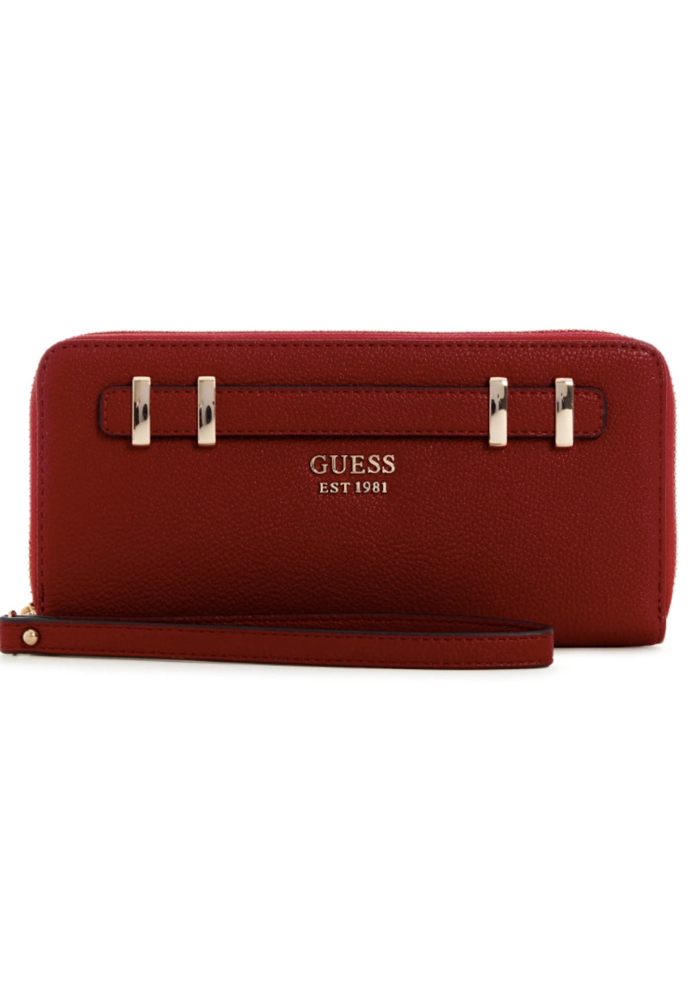 PORTAFOGLIO DONNA ZIP AROUND GUESS GREGORIA SLG BG8546146 RED