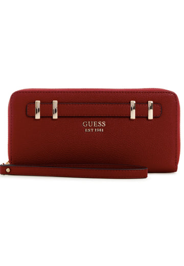 PORTAFOGLIO DONNA ZIP AROUND GUESS GREGORIA SLG BG8546146 RED