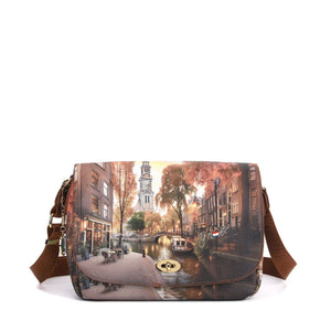 BORSA A SPALLA DONNA YNOT YES-631F7 AMSTERDAM LIGHTS