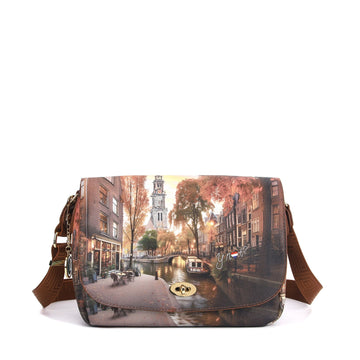 BORSA A SPALLA DONNA YNOT YES-631F7 AMSTERDAM LIGHTS