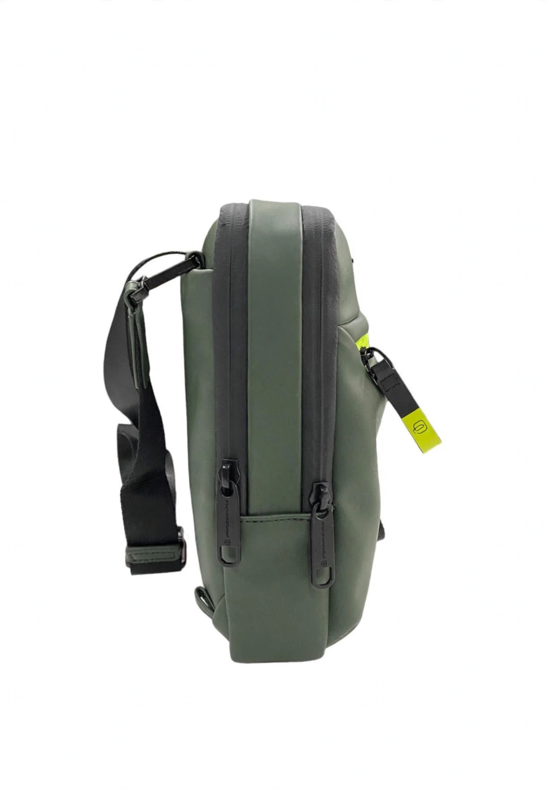 BORSELLO TRASVERSALE UOMO PIQUADRO PICCOLO GOMMATO IMPERMEABILE CA6811C2OW VERDE