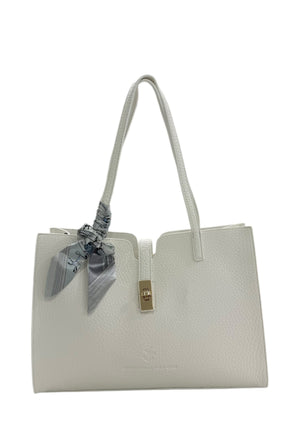 BORSA A SPALLA E TRACOLLA DONNA BEVERLY HILLS POLO CLUB BH-4471 BIANCO