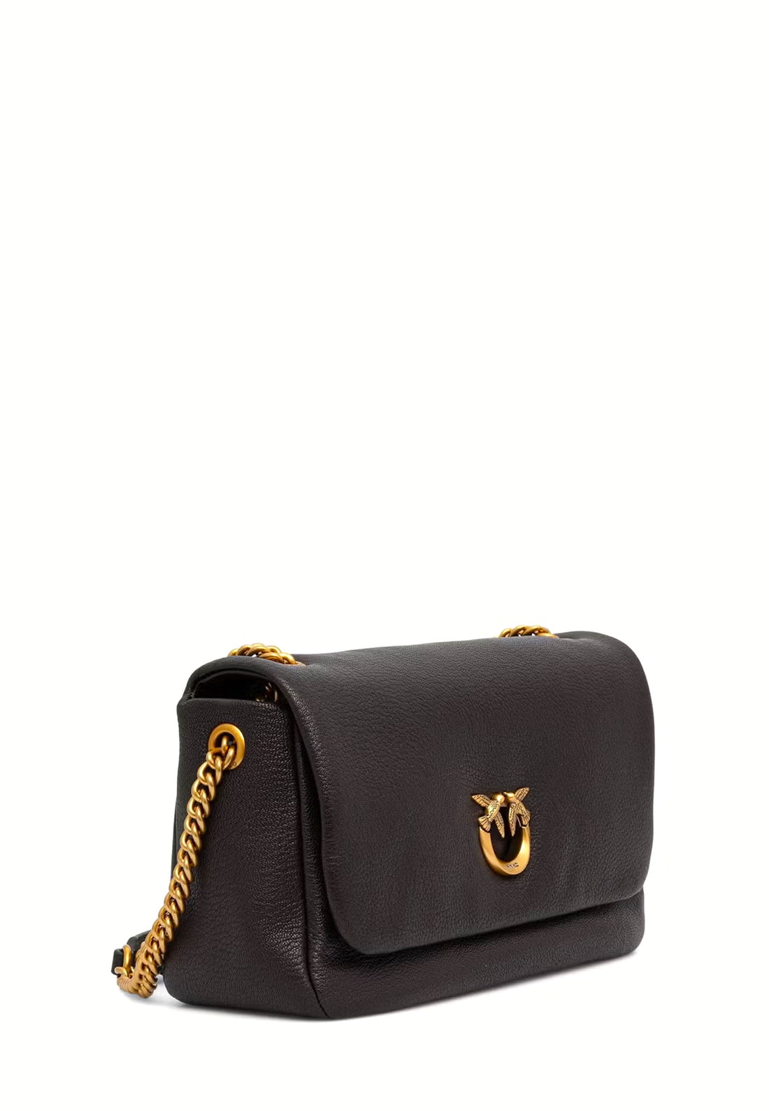 BORSA PINKO CLICK SOFT HORIZONTAL BOTTALATO 107038 A3CX M12Q MARRONE MARASCA