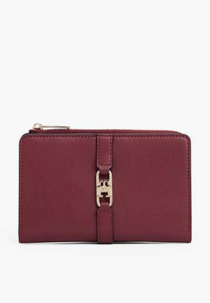 PORTAFOGLIO DONNA MEDIO TOMMY HILFIGER AW0AW17752 VLP BORDEAUX